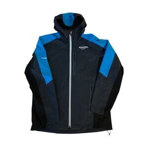 Amazon Prime Rain Shell Jacket Size M Reflective Luly Yang Coat